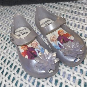 Mini Melissa frozen shoes Sz 8